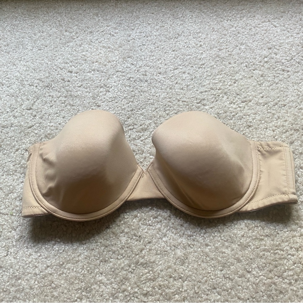 Bra, Nude Strapless Y2K